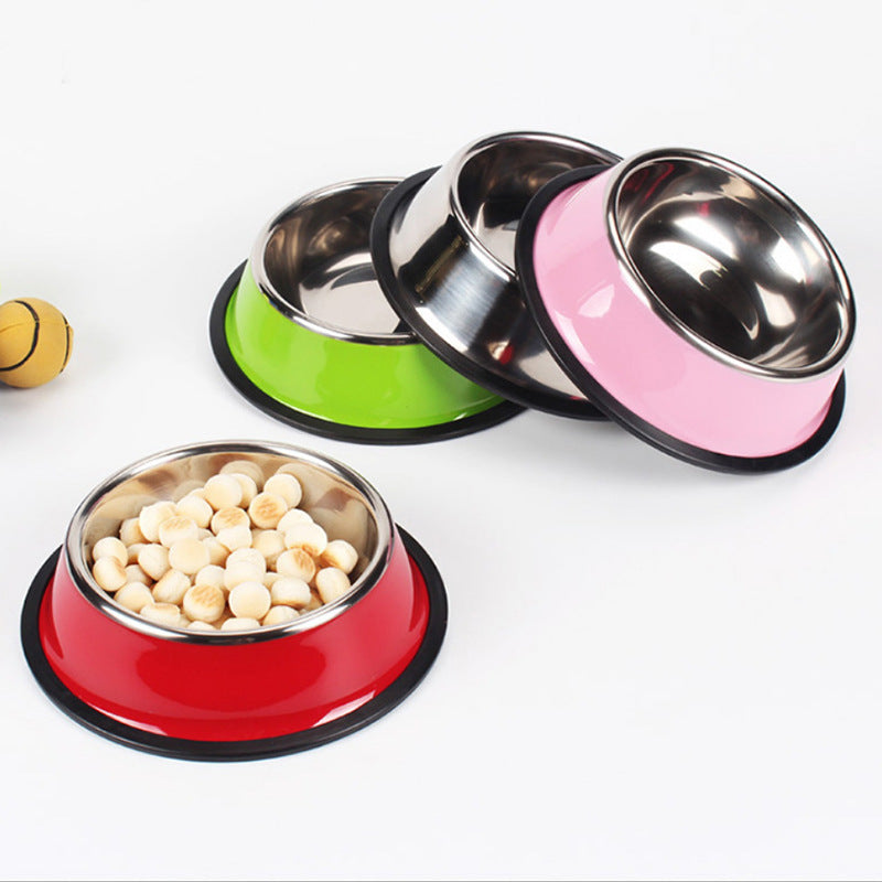 Stainless Steel Pet Bowl with Non-Slip Base