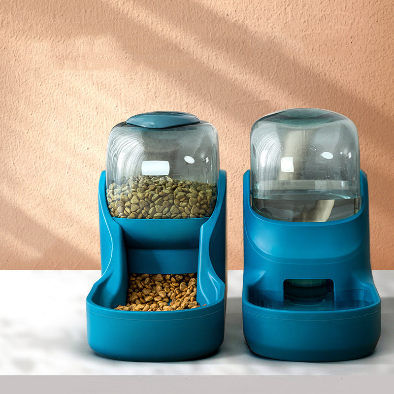 Automatic Pet Drinking Fountain & Feeder