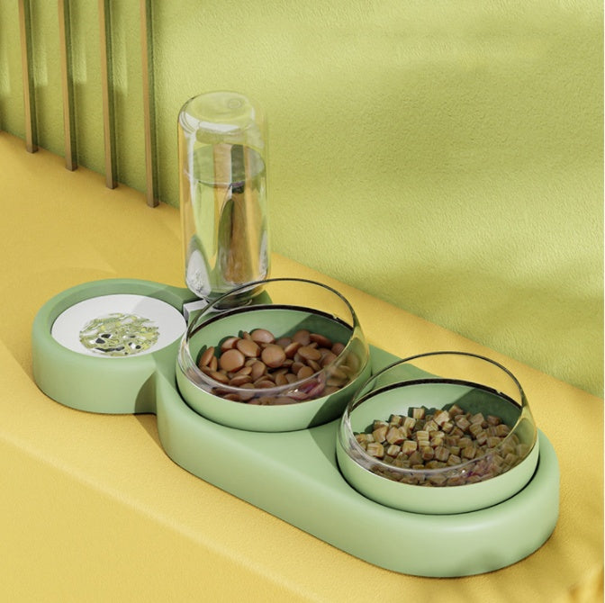 Automatic Pet Feeder & Water Fountain