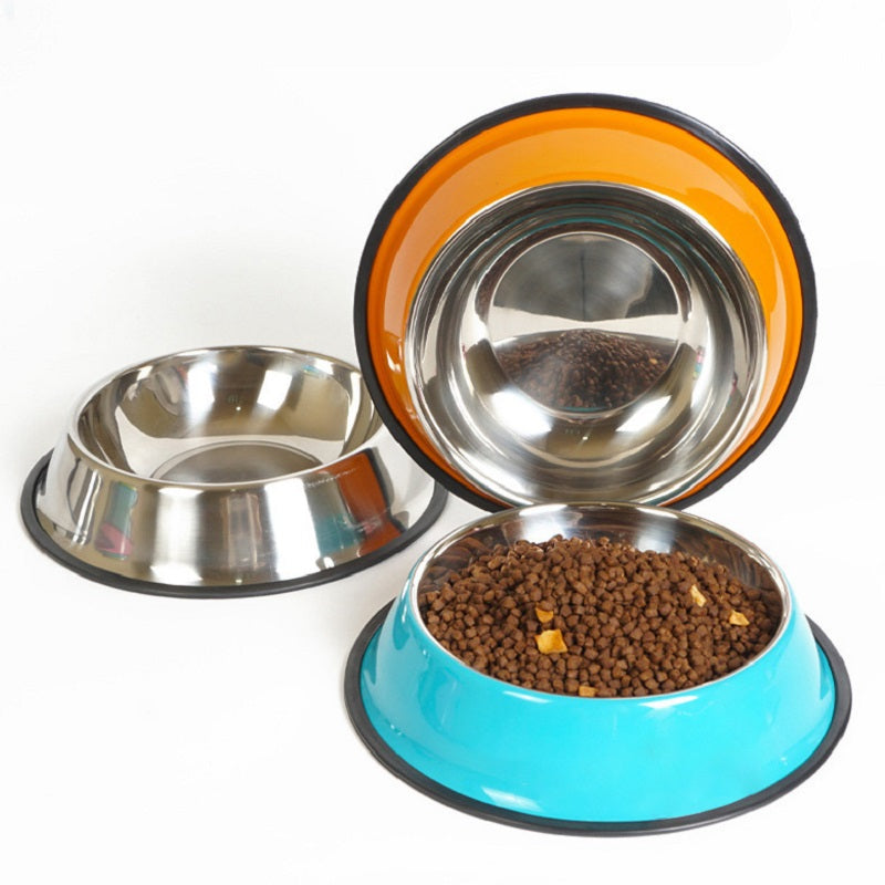 Stainless Steel Pet Bowl with Non-Slip Base