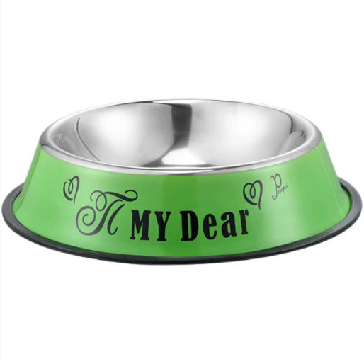 Stainless Steel Pet Bowl with Non-Slip Base