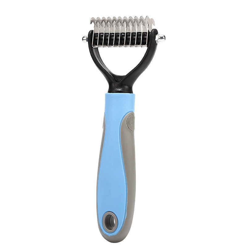Double-Sided Stainless Pet Brush