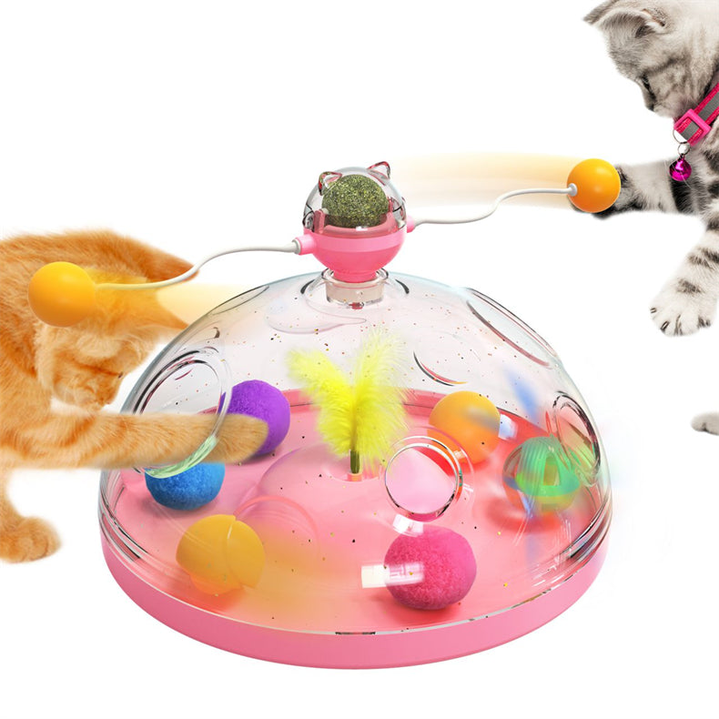 Interactive Cat Toy Windmill