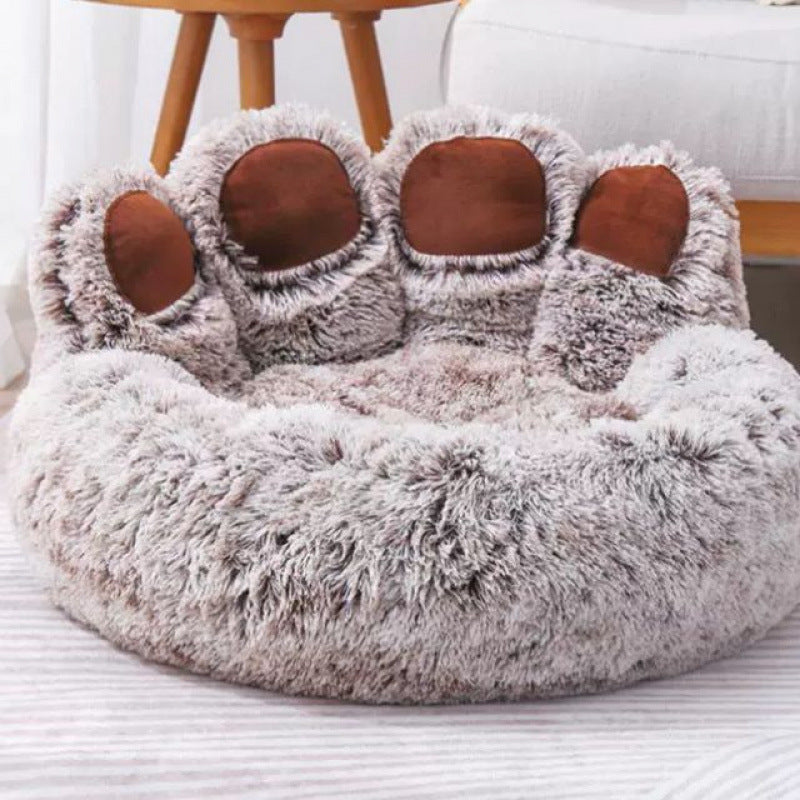 Fleece-Lined Dog Bed