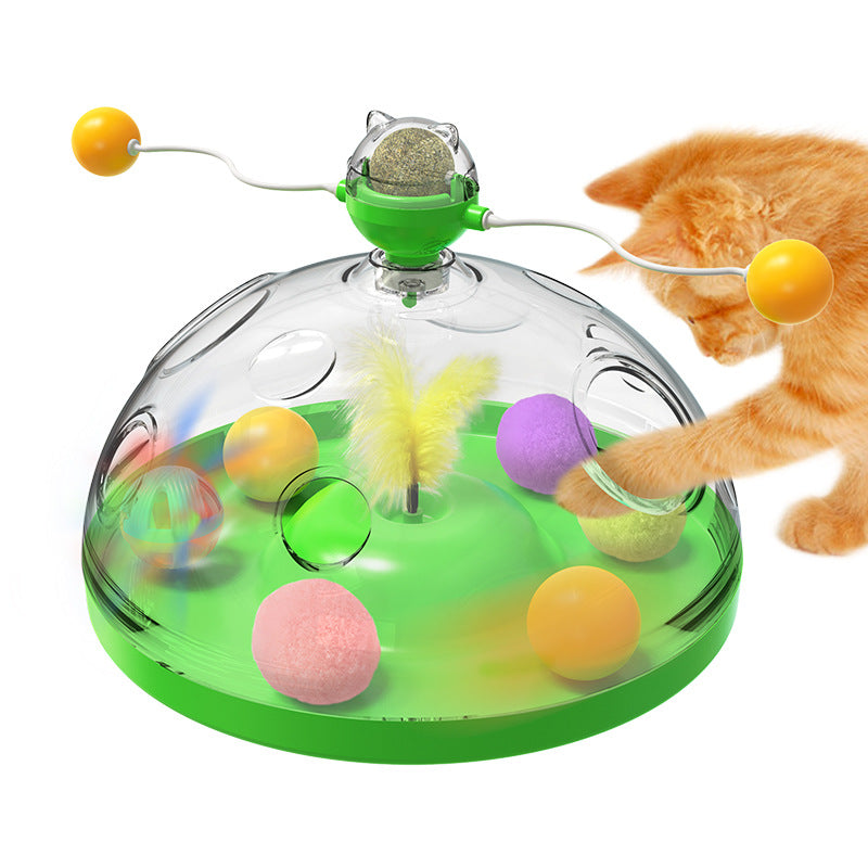 Interactive Cat Toy Windmill