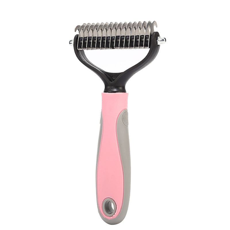 Double-Sided Stainless Pet Brush