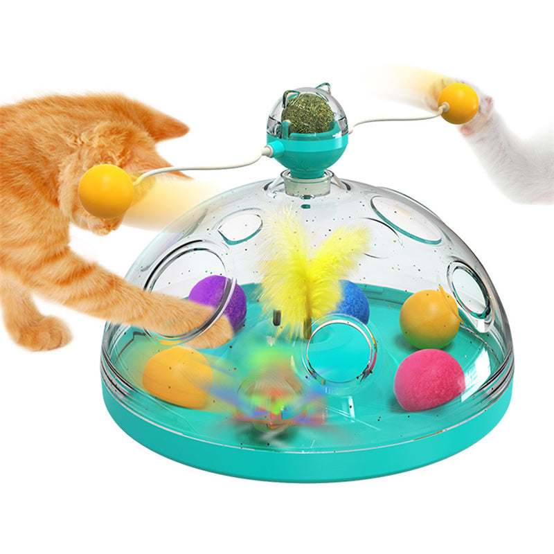 Interactive Cat Toy Windmill