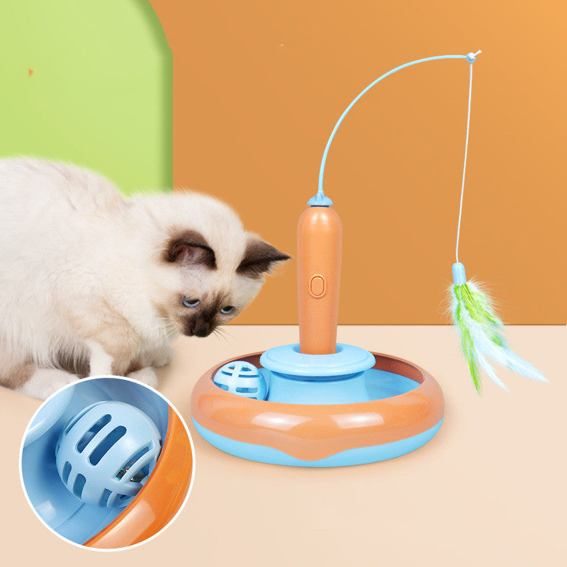2-in-1 Self-Play Cat Toy